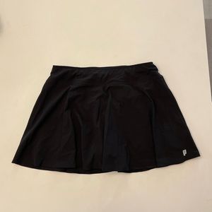 Black prince womens match flounce tennis skirt size medium barely worn